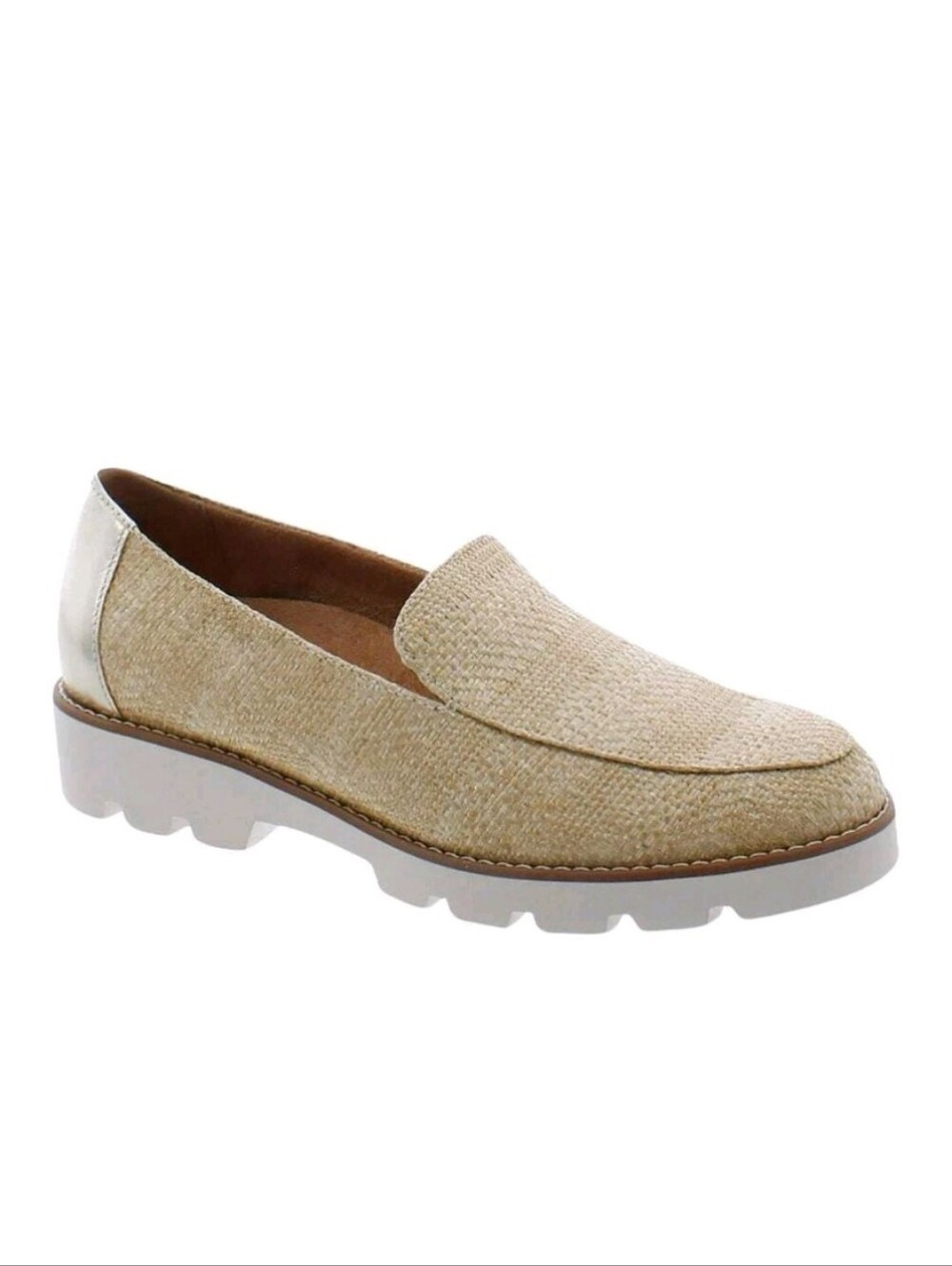 Vionic Women’s Kensley Raffia Slip-On Loafers | Comfortable Stylish Casual Shoes - Picture 5 of 8